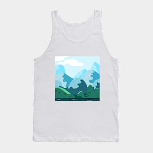 Mountain landscape Tank Top